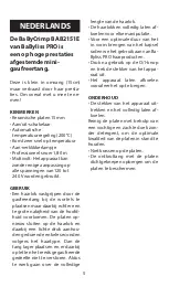 Preview for 5 page of BaByliss PRO BAB2151E Manual