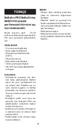 Preview for 18 page of BaByliss PRO BAB2151E Manual