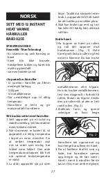 Preview for 27 page of BaByliss PRO BAB3025E Manual