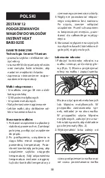 Preview for 38 page of BaByliss PRO BAB3025E Manual