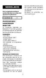 Preview for 5 page of BaByliss PRO BAB5559E Quick Manual