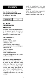 Preview for 7 page of BaByliss PRO BAB5559E Quick Manual