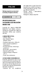 Preview for 15 page of BaByliss PRO BAB5559E Quick Manual