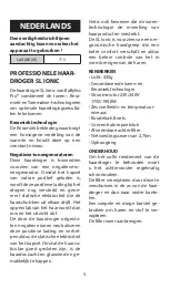 Preview for 5 page of BaByliss PRO BAB5586E Quick Manual