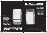 BaByliss PRO BFS2DBR Operating Instructions Manual preview