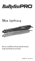 BaByliss PRO Blue Lightning Quick Manual preview