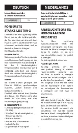 Preview for 3 page of BaByliss PRO Blue Lightning Quick Manual