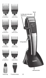 Preview for 49 page of BaByliss PRO FLASH FX668E Manual