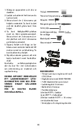 Preview for 44 page of BaByliss PRO FX7870IE Manual