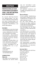 Preview for 8 page of BaByliss PRO FX8700E Instructions Manual