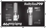 Предварительный просмотр 1 страницы BaByliss PRO FX870G Operating Instructions Manual