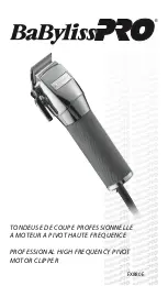 Preview for 1 page of BaByliss PRO FX880E Manual