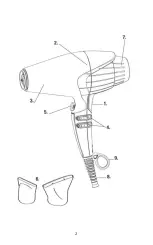 Предварительный просмотр 2 страницы BaByliss PRO ItaliaBrava Ferrari BABFB1E Manual