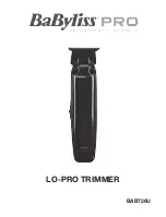 Предварительный просмотр 1 страницы BaByliss PRO LO-PRO BAB726U Manual