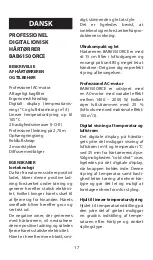 Preview for 17 page of BaByliss PRO Orchid Limited Edition BAB6150ORCE Manual