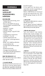 Preview for 33 page of BaByliss PRO RAPIDO Quick Manual