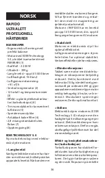 Preview for 36 page of BaByliss PRO RAPIDO Quick Manual