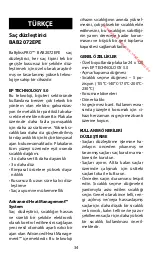 Preview for 34 page of BaByliss PRO Sleek Expert BAB2072EPE Manual