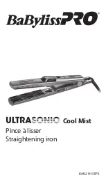 BaByliss PRO Ultrasonic Cool Mist Manual preview