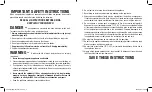 Preview for 2 page of BaByliss PRO VIBEFX FXSSM1 Operating Instructions Manual