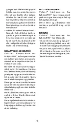 Preview for 18 page of BaByliss PRO Volare BABV1RE Manual