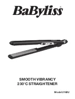 BaByliss 2182U Manual preview