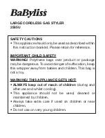 BaByliss 2585U Instructions For Use Manual preview