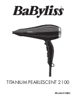 Preview for 1 page of BaByliss 5168U Manual