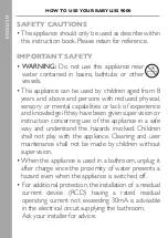 Preview for 6 page of BaByliss 9000 Manual