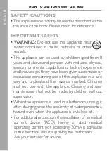 Preview for 4 page of BaByliss 9003U User Manual