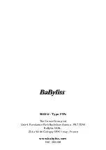 Предварительный просмотр 107 страницы BaByliss 9003U User Manual