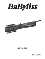 BaByliss BIG HAIR 2775U Instruction Manual preview