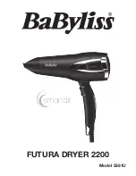 BaByliss FUTURA DRYER 2200 User Manual preview