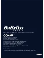 Предварительный просмотр 36 страницы BaByliss G940A Manual