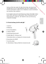 Предварительный просмотр 75 страницы BaByliss homelight Instruction Manual