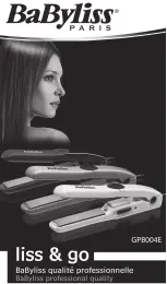 BaByliss liss&go GPB004E Quick Start Manual preview