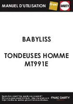 Предварительный просмотр 1 страницы BaByliss MT991E User Manual