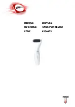 BaByliss PEDI SECRET Precision Manual preview