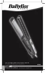 Preview for 1 page of BaByliss pro 230 Wet N Dry ST30E Manual