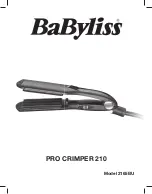 BaByliss PRO CRIMPER 210 Manual preview