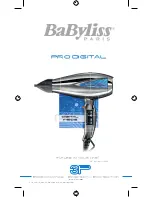 BaByliss Pro Digital 6000E Manual preview