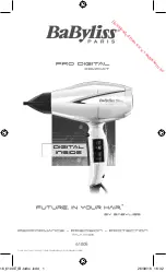 Preview for 1 page of BaByliss PRO DIGITAL COMPACT 6100E Manual