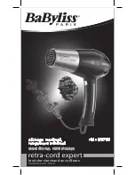 BaByliss Retra-Cord Expert D171E Manual preview