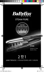 Preview for 1 page of BaByliss STEAM PURE Manual