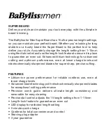 Preview for 2 page of BaByliss Super Beard 7897U Manual