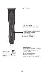 Preview for 33 page of BaBylissPro 4rtists FXX3TBE Manual