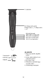 Preview for 54 page of BaBylissPro 4rtists FXX3TBE Manual