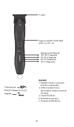 Preview for 62 page of BaBylissPro 4rtists FXX3TBE Manual