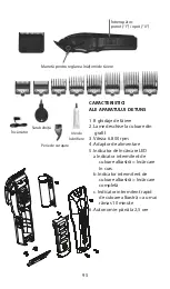 Preview for 95 page of BaBylissPro 4rtists LO-PRO FX825E Manual