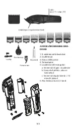 Preview for 105 page of BaBylissPro 4rtists LO-PRO FX825E Manual